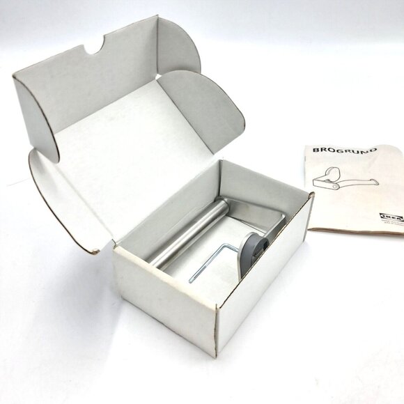 Ikea Brogrund Stainless Steel Toilet paper Roll Holder - Picture 4 of 9
